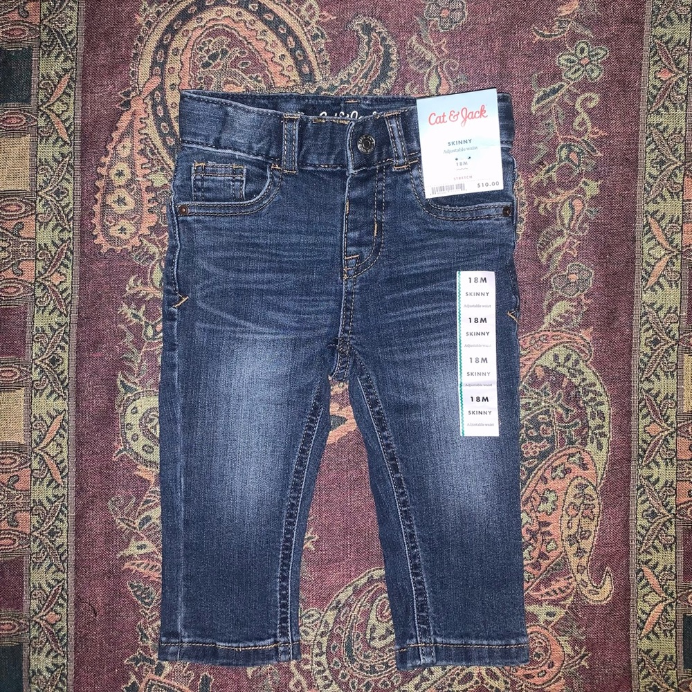 Cat & Jack Size 18 months BNWT Brand New Blue Jeans